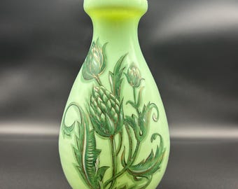 Beautiful Victorian Opaline Glass Vase
