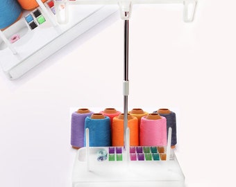 Yarn Holder Stand Knitting and Crochet Supplies Organizer Revolving Yarn Ball Holder Yarn Storage Holder Yarn Spinner Wooden Wool Holder