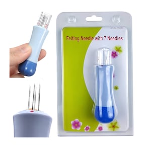 7 Needle Wool Felting Tool Multi Needle Felting For Beginner Wet Felting Needle Pen Hand Needle Felting supplies Wool Felting Tools