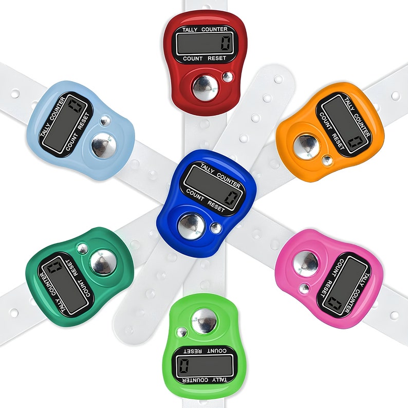Digital Row Counter Ring Knitting Crochet Sports Lap Number Tracker ...