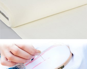 Stansnål Gardenia Tygduk För Tuftning Tyg Munksduk Broderi Stans Nybörjartyg Gör-det-själv För Vuxna Stansnål Tyg Kräm