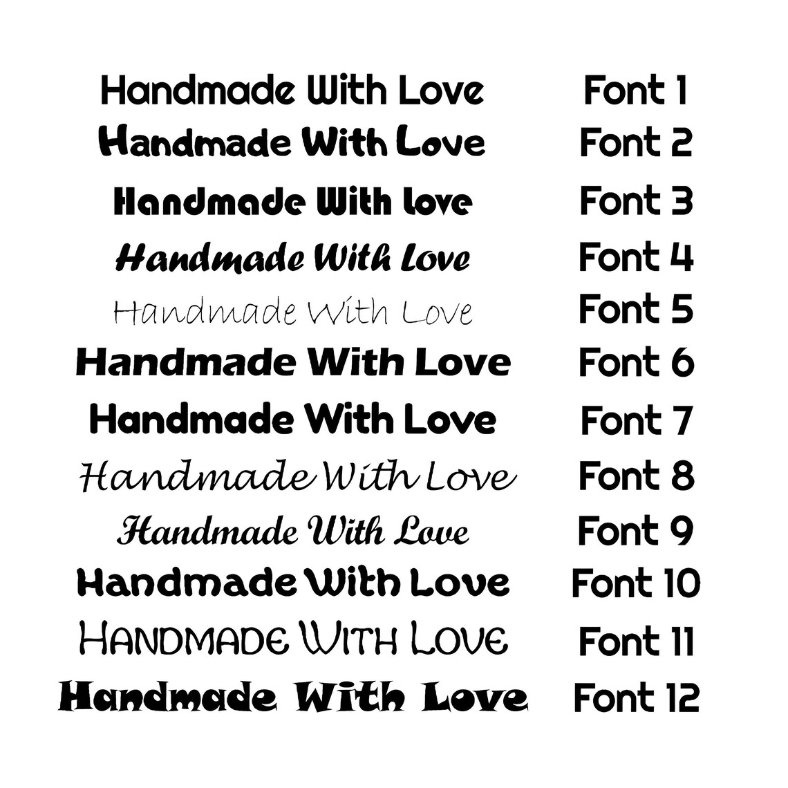 100 Pcs Personalized Sewing Label for Handmade Knitting Label Etsy