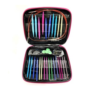 Interchangeable knitting Needle set of 13 for knitting hooks sultan hook for crochet needle set for crochet needle from 3.75 mm to 10.0 mm
