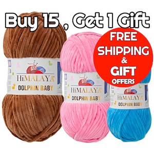 Himalaya Dolphin Baby Yarn Velvet Yarn Plush Yarn Knitting Yarn Baby  Blanket Crochet Yarn, Baby Blanket Yarn Yarn Chenille Yarn Winter Yarn 