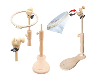 Stickerei Bodenständer Mit Verstellbarem Needlecraft Stand Tischplatte Holzstickständer Kits Kreuzstich Hoop Stitchery Stand