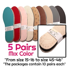 2-layer shoe soles for crochet EVA leather rubber soles for baby booties sole for shoe making supplies for women&#39;s shoes sole crochet