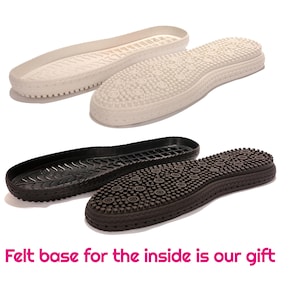 Rubber Soles With Holes For DIY Shoes Soles For Outdoor Crochet Shoes Soles For Diy Slippers Hard Soles for knitting mens or womens