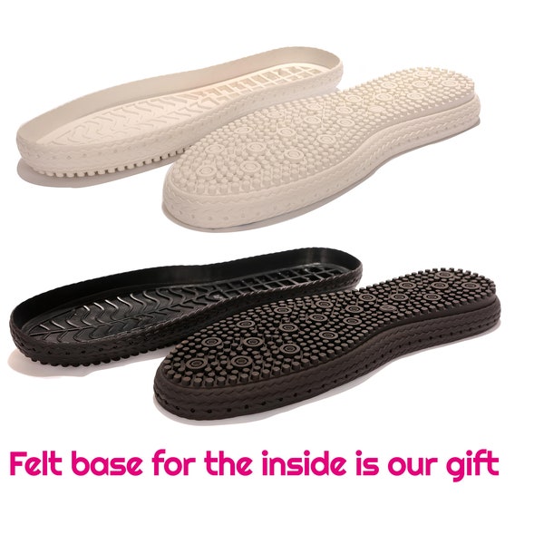 Rubber Soles With Holes For DIY Shoes Soles For Outdoor Crochet Shoes Soles For Diy Slippers Hard Soles for knitting mens or womens