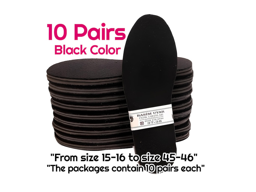 2layer Shoe Soles for Crochet EVA Felt Rubber Soles for Baby Booties