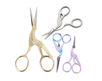 Stork Scissors for fabric and DIY Cutting Crane Scissors Embroidery Sewing Cutter Scissors for Sewing kit Thread Cutting Trimming 5 color