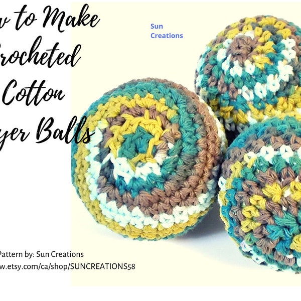 How to Make Crocheted Dryer Balls