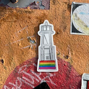 Adesivo faro arcobaleno Chicago Pride Hollywood Beach