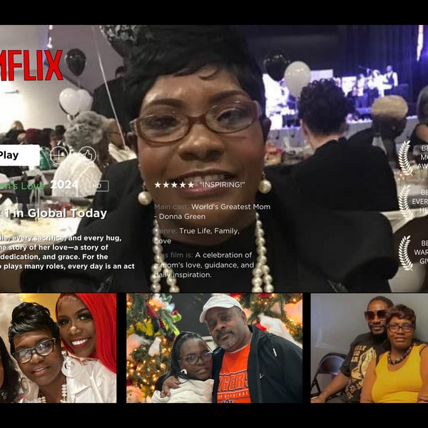 Netflix Mom Photo Frame Template/Editable/Canva Use Only