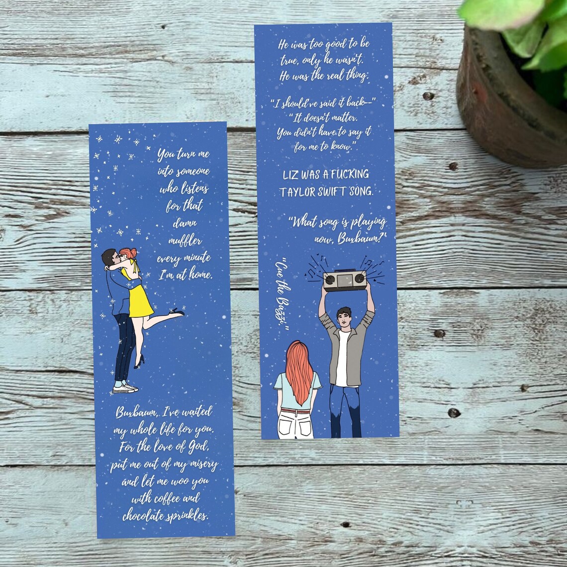Better Than the Movies Bookmarks Lynn Painter Paper Bookmark Romance