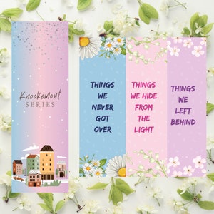Lucy Score | Things We Never Got Over | Things We Hide From The Light | Things We Left Behind | Knockemout Series Bookmark