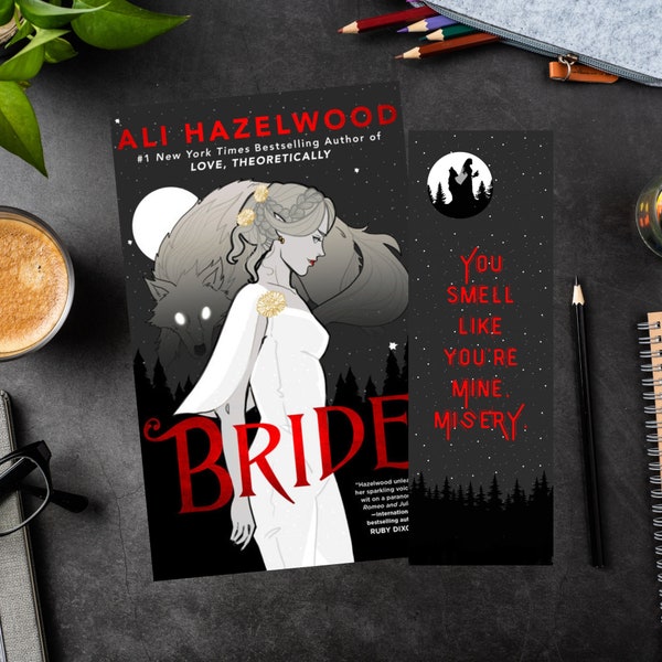 Ali Hazelwood | Love Hypothesis | Love on the Brain | Love Theoretically | Check & Mate | Bride | Paper Bookmark | Book Quotes