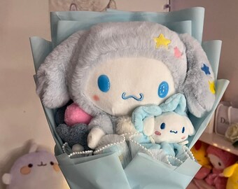 Bouquet de cannelle - Cadeau Kawaii, Saint-Valentin, Noël et anniversaires - Cadeau sur le thème Kitty et ma mélodie, cadeau de mariée, Kpop