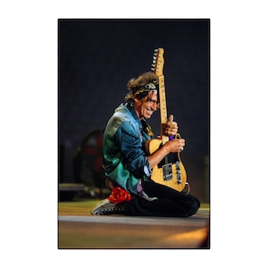 Keith Richards at Feyenoord Stadium in Rotterdam -Photograph 2003 by Dimitri Hakke -Signed and Numbered (200 edition)
