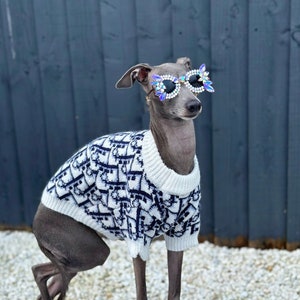 Italian greyhound Jumper | White