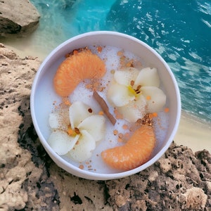 Vela perfumada con monoï de clementina