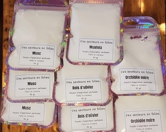 Poudre d'aspirateur parfumée