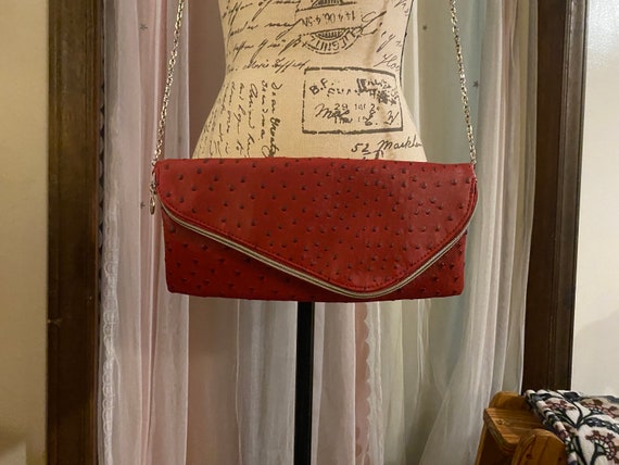 Vintage Ostrich Handbag - image 2