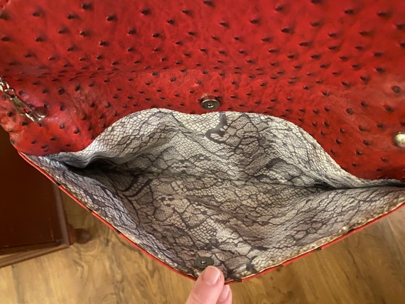 Vintage Ostrich Handbag - image 3