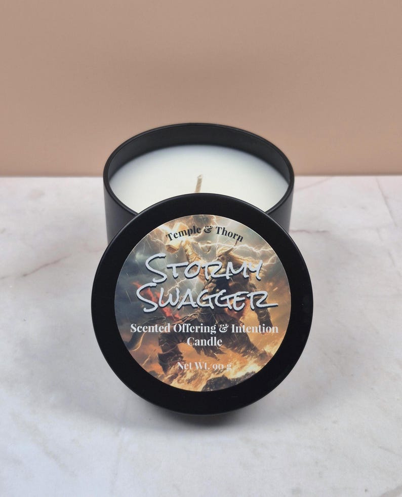 Offering Wicks Thor Candle Set - 3 Offering, Intention, and Manifestation Candles, 4 ...