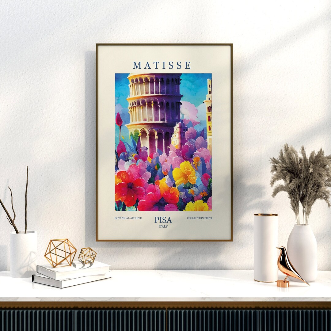 Flower Market Art Floral Wall Poster Botanical Print Etsy