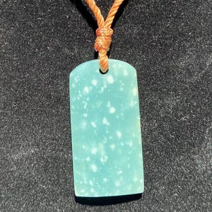 Blue Guatemalan Jadeite Pendant