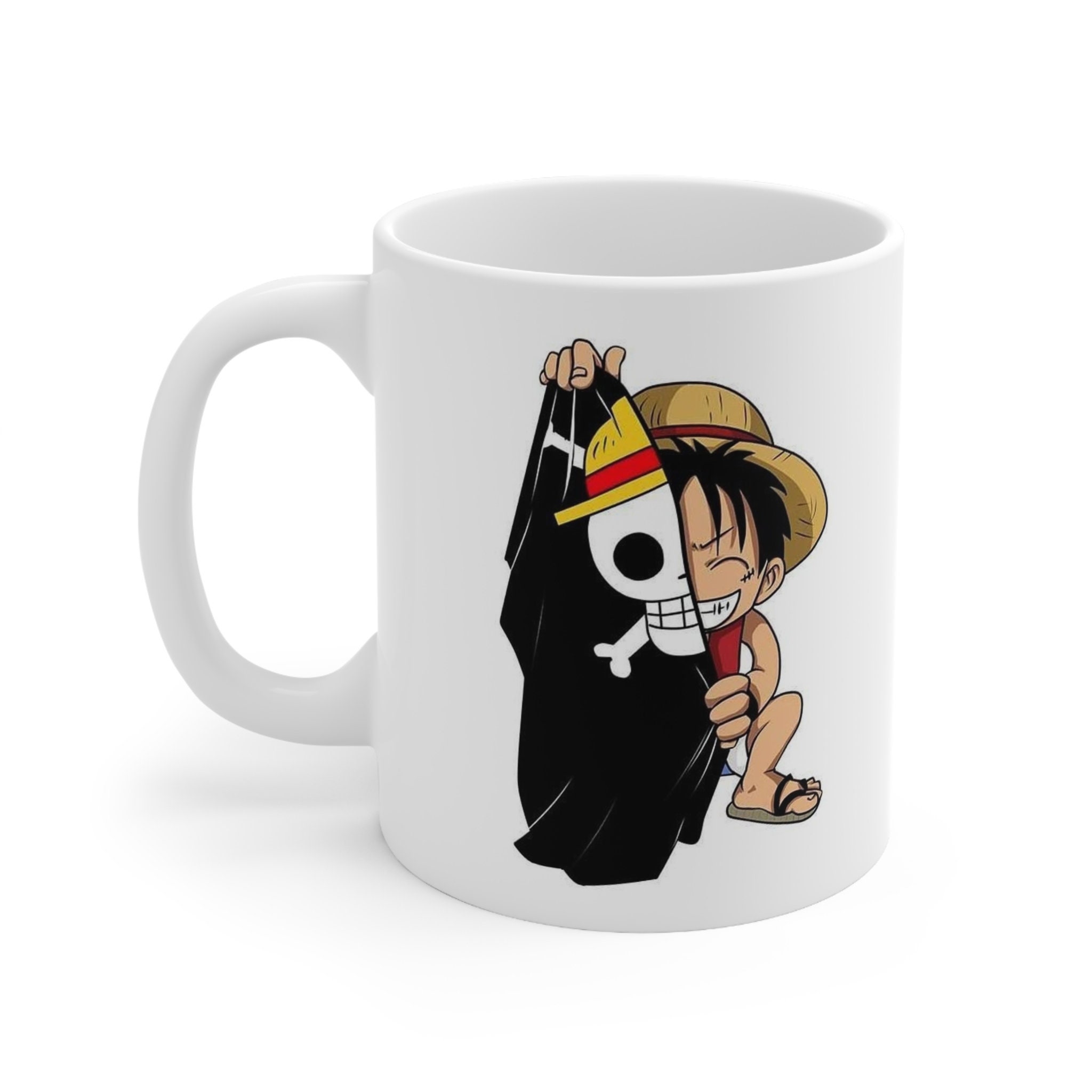One Piece - Luffy - Mug Thermoreactif - 325ml - Produits dérivés » V..
