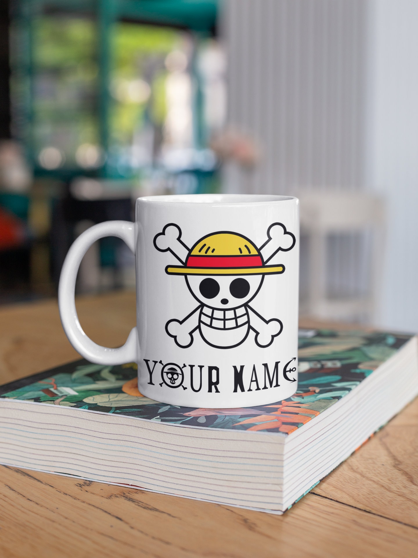 One Piece Custom Mug Custom Mug One Piece Luffy Mugiwara Mug 