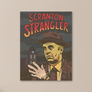 Kontoret: Scranton Strangler Toby Flenderson Väggkonst Rolig Dunder Mifflin Dekor Gåva Poster
