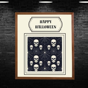 Trendy Halloween Wall Art Prints: Spooky Home Decor (Digital Download)