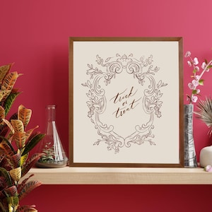 Trendy Halloween Wall Art Print: Spooky Home Decor (Digital Download)