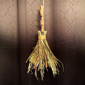Large Handmade Witches Besom | Broom | Witches Broom | Besom | Altar | Protection | Witchcraft | Custom | Hand Crafted