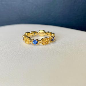Saphir-Ring 18k