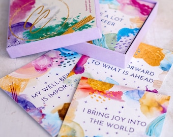 Cartes d'affirmation positive écologiques