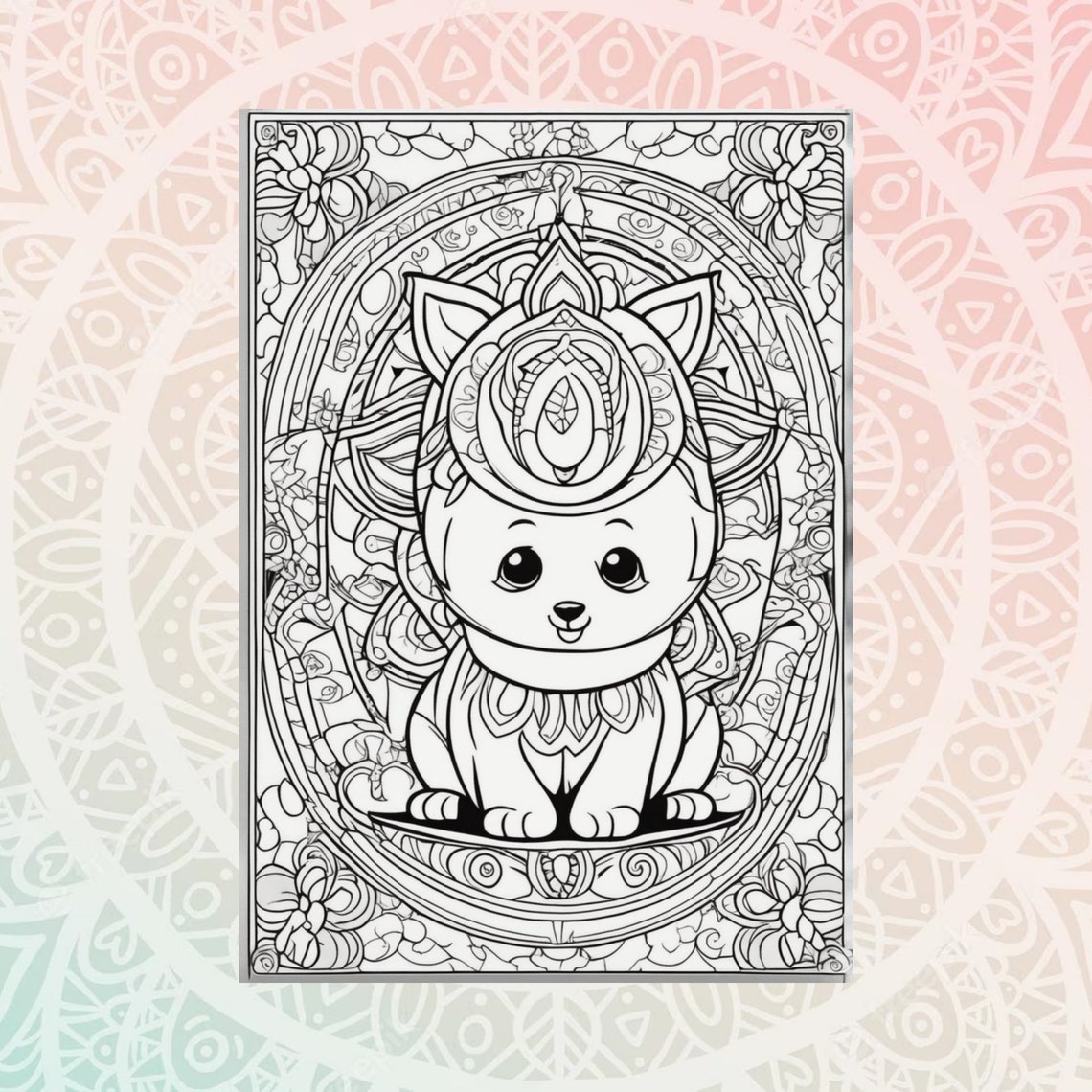 70 Mandala Coloring Pages Relax Coloring Book for Kids and - Etsy