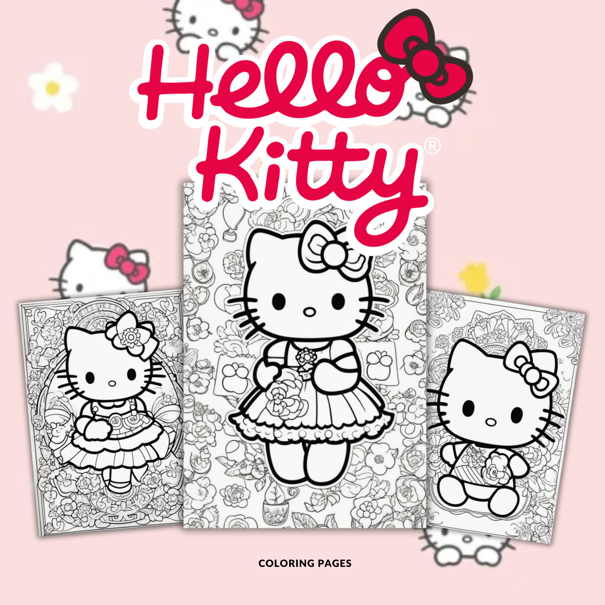 10 Sweet Hello Kitty Nurse Coloring Pages for Kids