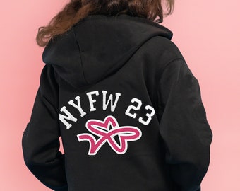 Custom Team Hoodie - Custom Chenille Patch