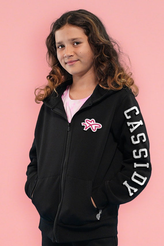 Custom chenille patch hoodie sale