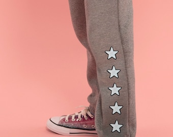 Custom Star Stripe Patch Jogger