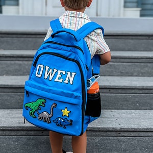 Custom Kids' backpack, Chenille Patches, Personalized backpack
