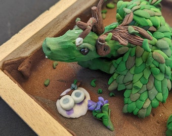 Terra the Tea Dragon: Dragon Wall Hanging Polymer Clay
