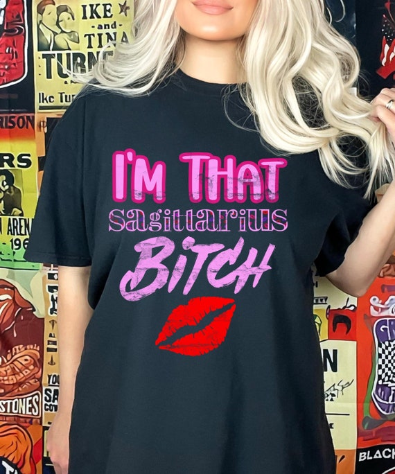 Sagittarius Lipstick Tee November December Birthday T-Shirt Sagittarius Lipstick Tee November December Birthday T-Shirt