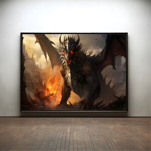 Dragon Ignatius Premium Poster on Matte Paper - Decoration Wall Gift Idea