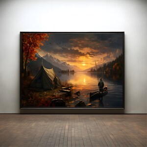 Angel Camp Premium Poster on Matte Paper - Decoration Wall Gift Idea
