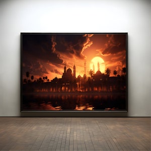 Morocco Fortress Premium Poster on Matte Paper - Decoration Wall Gift Idea