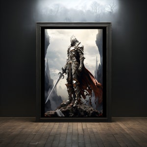 Paladin premium poster on matte paper - decoration wall gift idea